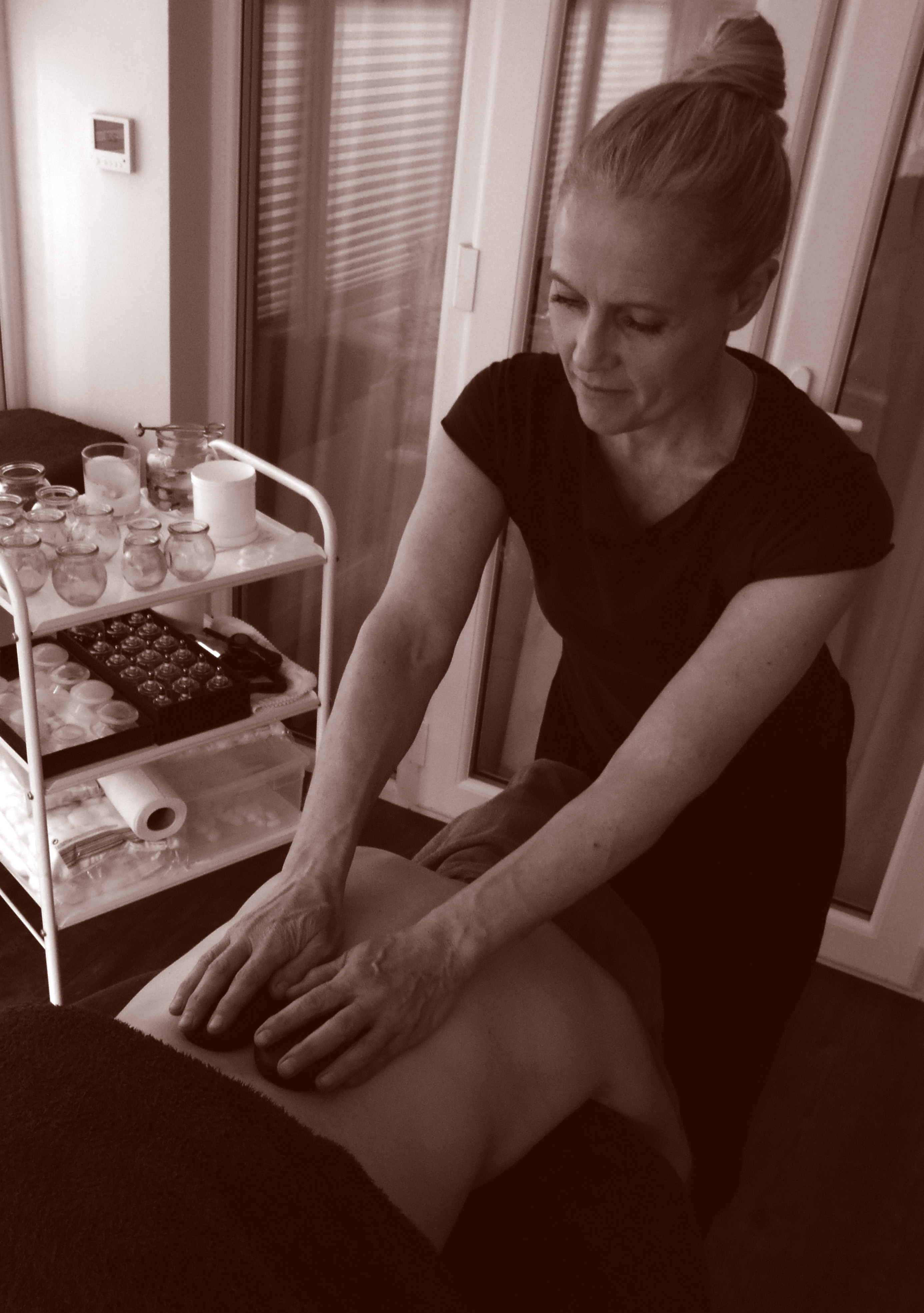 Hot stone massage